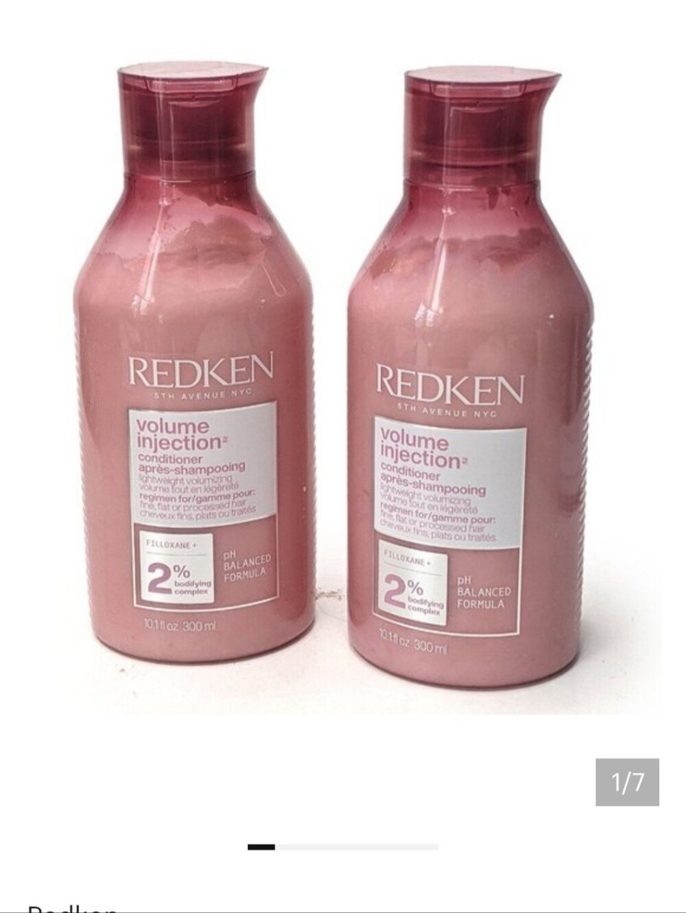 Redken Volume Injection Conditioner Fine Flat Processed Hair 1 Bottle 300 Ml